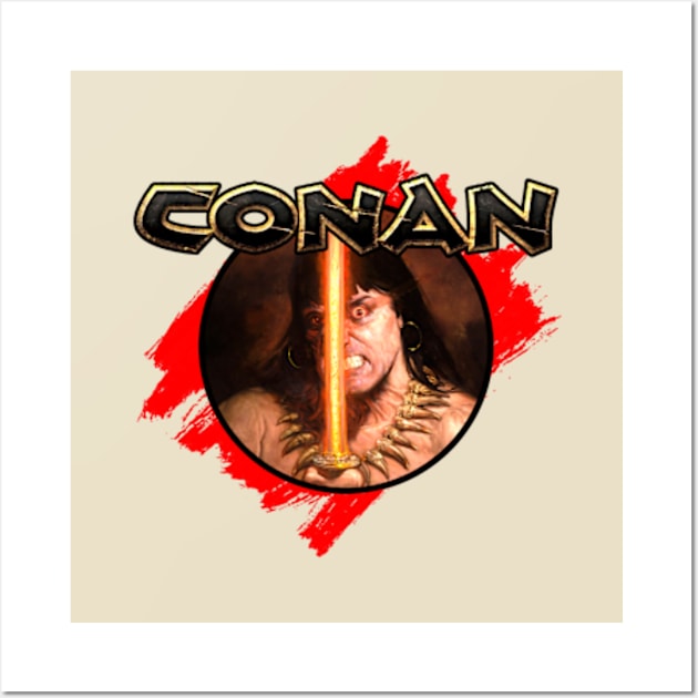 Conan Rage (Alt Print) Wall Art by Miskatonic Designs